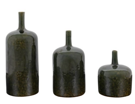 Vormark Set of 3 Ornaments Green