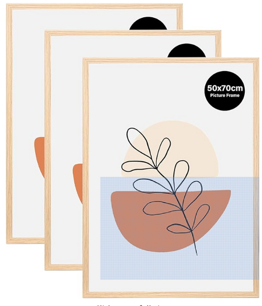 KAIWIN Pack of 3 Picture Frames 50 x 70 cm
