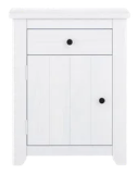 HAVANA WHITE BEDSIDE CABINET