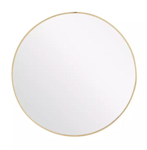 Habitat Gold Round Wall Mirror - 50x50cm