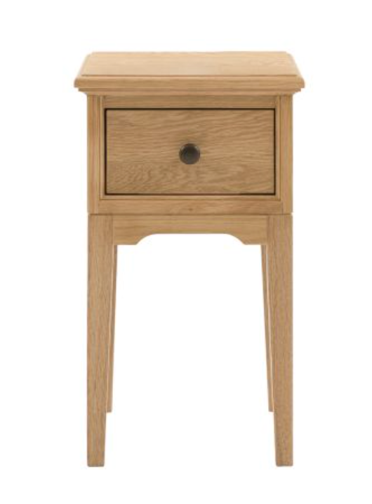Malvern Bedside 1 Drawer - W32 X D33 X H55CM