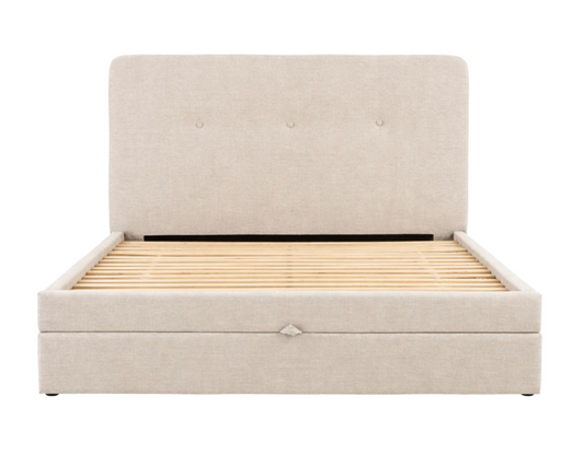 Marlowe Bedstead, King, Verona Ghost - W150 X D206 X H120CM