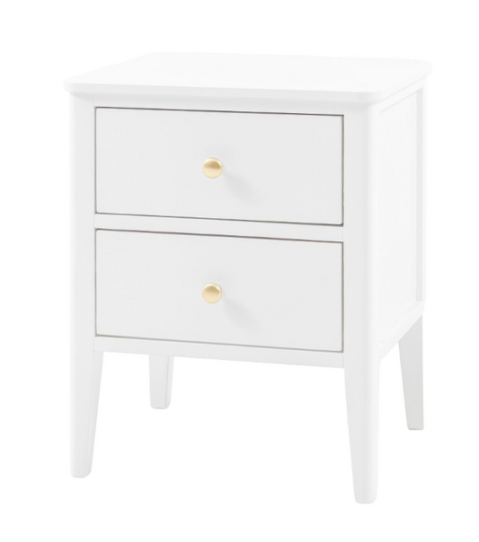 Acton 2 Drawer Bedside-W45 X D40 X H55CM