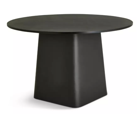 Habitat Arelo Round 4 Seater Dining Table - Black