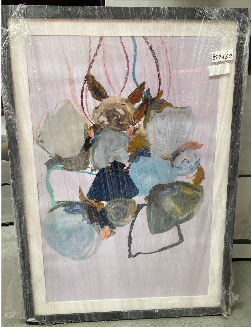 Abstract Floral Canvas 90x130