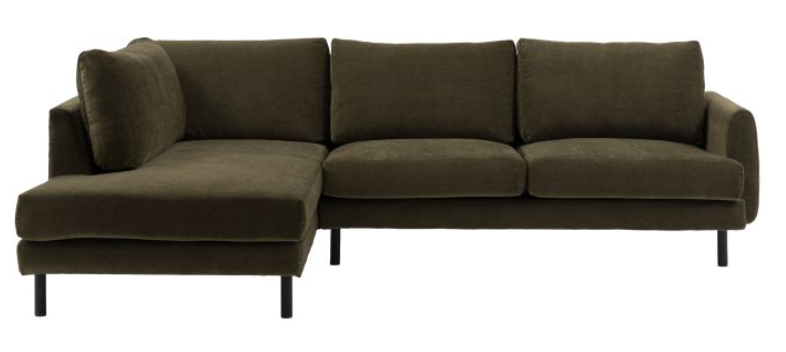 Clerkenwell Chaise LH Sofa Verona Seaweed