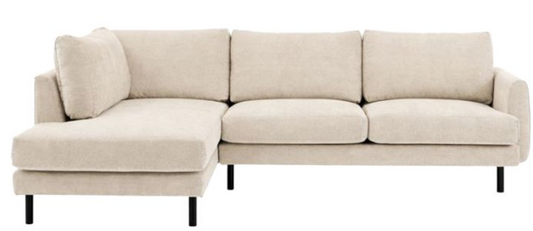 Clerkenwell Chaise LH Sofa Verona Ghost