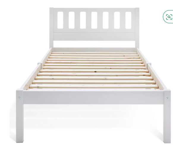 Habitat Ronnie Single Bed Frame - White