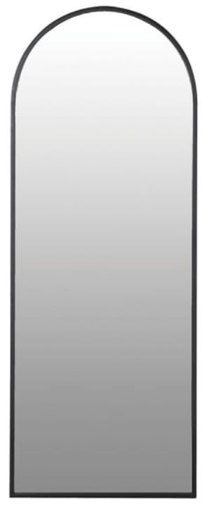 Black Arch Wall Mirror