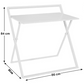 Habitat Compact Folding Office Desk - White