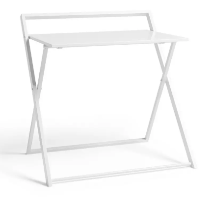 Habitat Compact Folding Office Desk - White