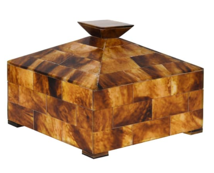 Brown Pyramid Box