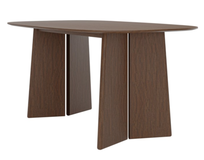 Walnut Dining Table - Seats 4 - 6 - Rivo