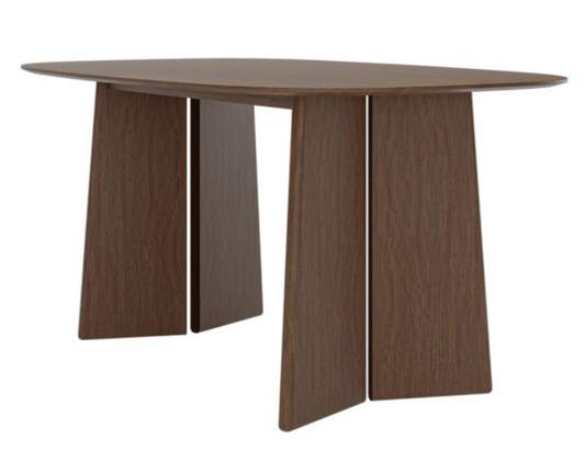 Walnut Dining Table - Seats 4 - 6 - Rivo