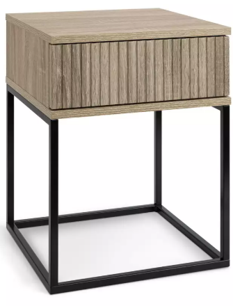 Digby 1 Drawer Bedside Table - Oak