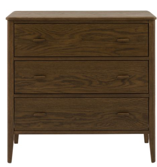 Camden 3 Drawer Chest Walnut