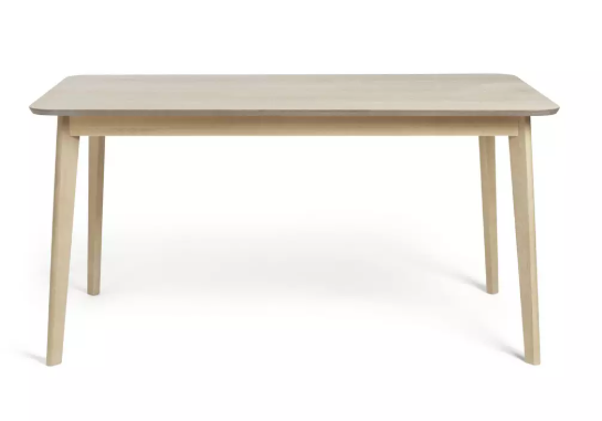 Habitat Skandi Oak Veneer 6 Seater Dining Table