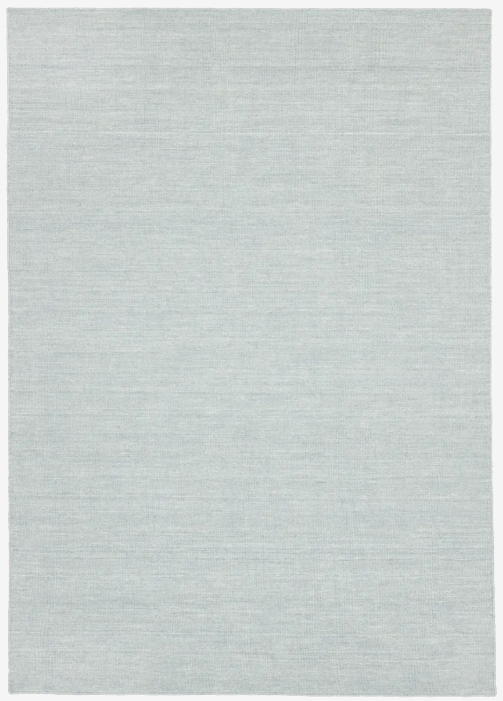 Handloom flat Rug - Dusty Blue 160x230