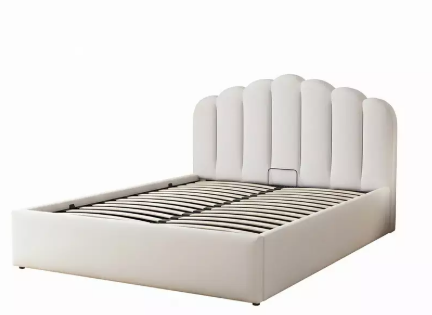 Artemis Home Ranson Fabric Ottoman King Bed Frame - Beige