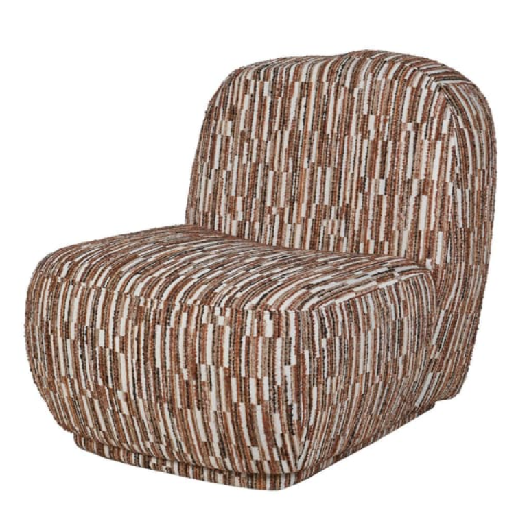 Achromatic Curved Chair