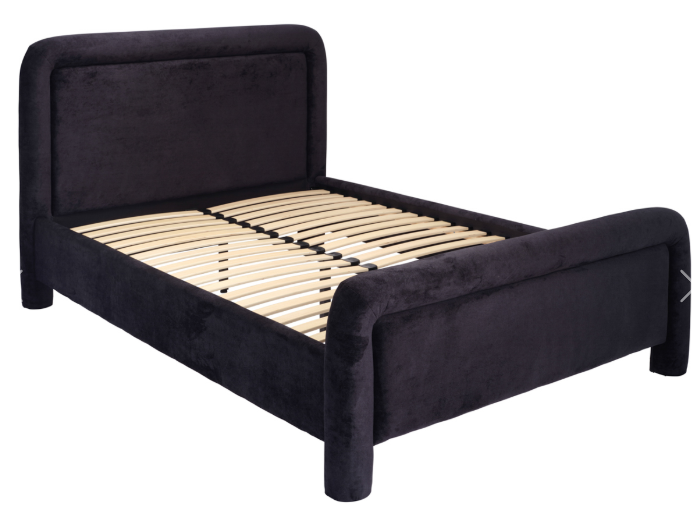 Leonnie Black King Bed