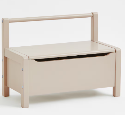 Children's storage bench Beige