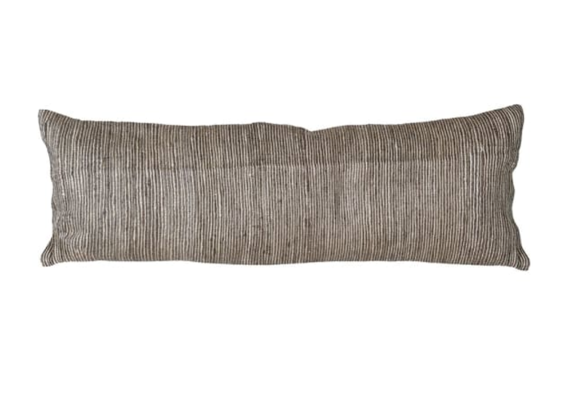 Tribeca Cotton Stripe Cushion - H35 X W100CM