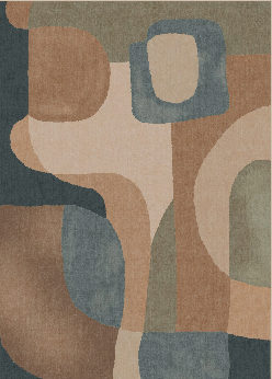 Sonia Sand & Ocean Flatwoven Rug by Jungalow - 305x425CM