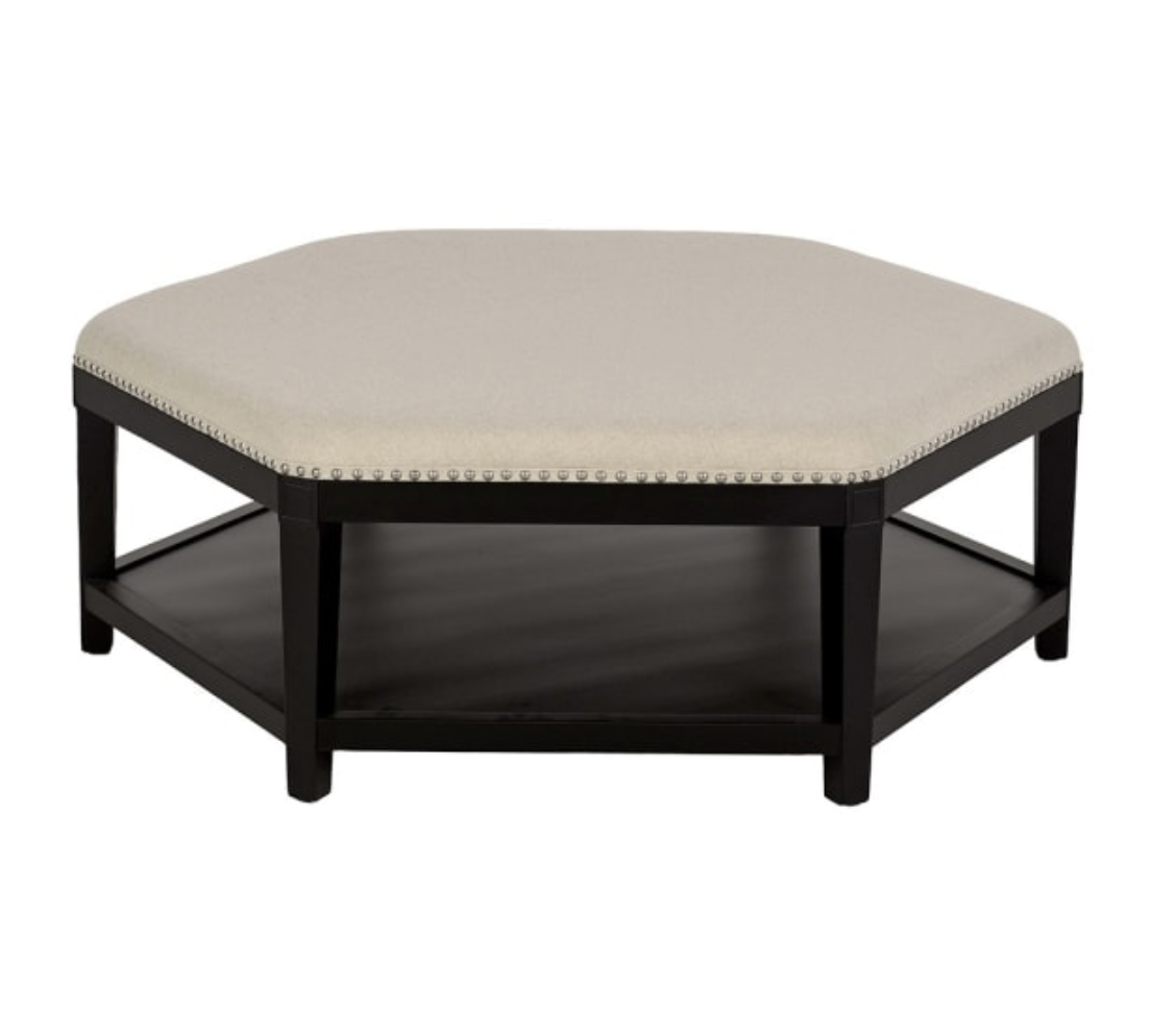 Hex Upholstered Coffee Table - H44 X W120 X D120CM