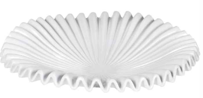White Ripple Plate