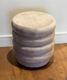 Grey Pouffe