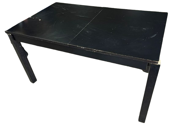 Dining Table, Black, 85x140x75cm