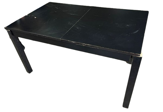 Dining Table, Black, 85x140x75cm
