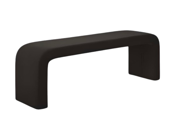 REN BLACK BENCH 500x1515x410mm