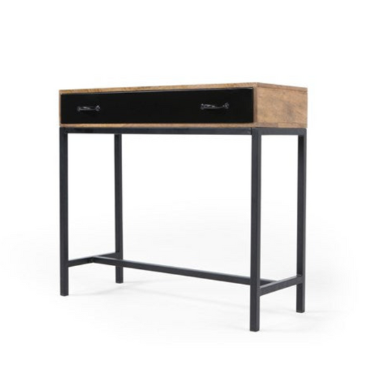Lomond Industrial Console with Drawer, 85x90x35cm
