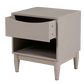 Alesta Bedside Table, Grey, 50x45x40cm