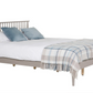 Alesta Bed 4'6 - Grey, 198 x 152 x 100cm