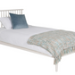 Alesta Bed 3' - White, 100x105x198cm
