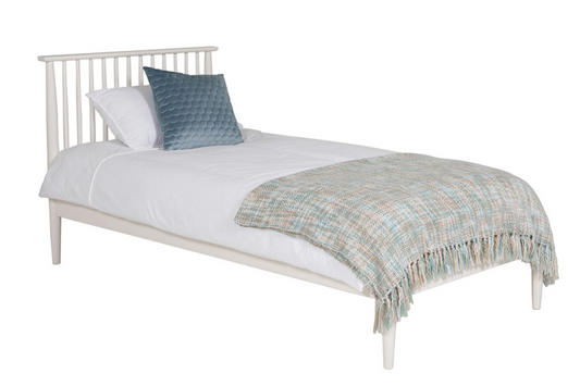 Alesta Bed 3' - White, 100x105x198cm