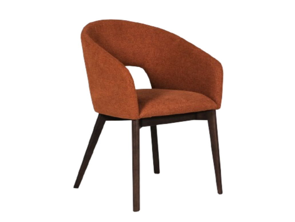 Ariya Dining Chair - Rust, 79x54x56cm