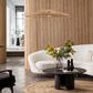 Flutto Oak Mini-Ridge Flexible Tambour Wood Panels - 240 x 60cm
