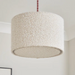 Hazelle Boucle Drum Lamp Shade