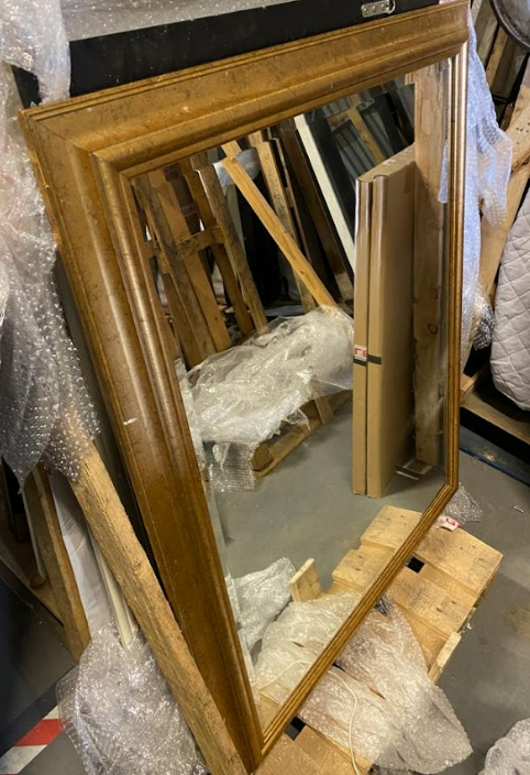 Antique Mirror Gold, 92x118cm