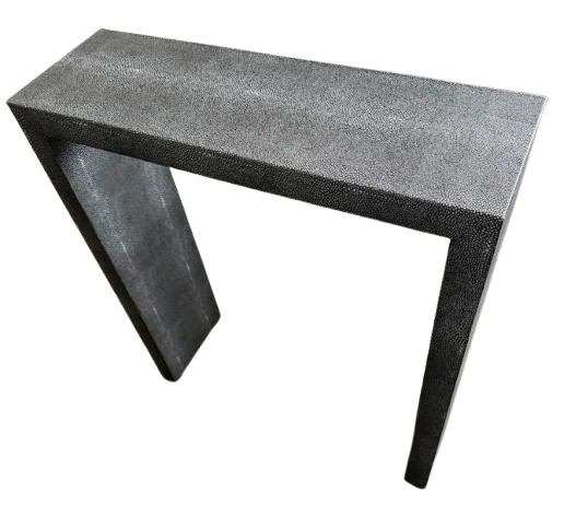 CH Narrow Shagreen Console, 75x24x85cm