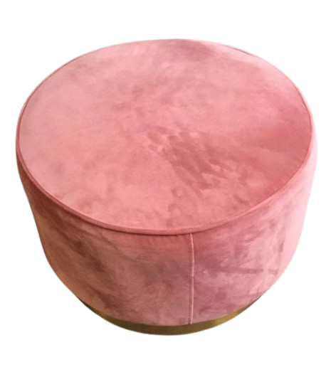 Pink Ottoman, 0 x 60 x 60cm