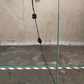 Gold Floor light 155cm tall