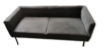 Grey 2 Seater Sofa, 75x170x75cm
