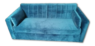 Teal Sofa bed 2 seater, 75x175x95cm