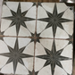 Scintilla Black Star Pattern Tiles 45 x 45