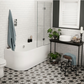 Scintilla Black Star Pattern Tiles 45 x 45